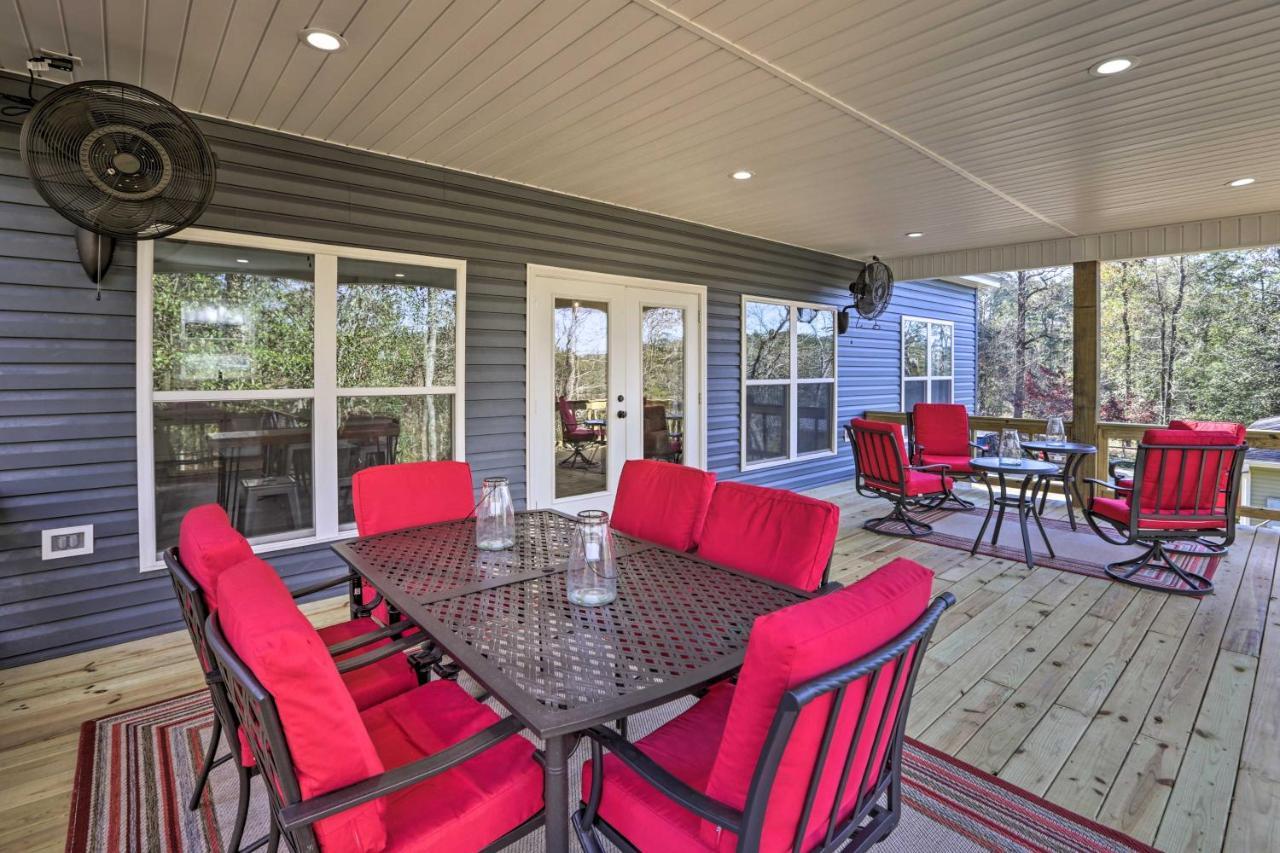 White Oak Creek Home With Views, Deck And Pool Access! Eufaula Bagian luar foto