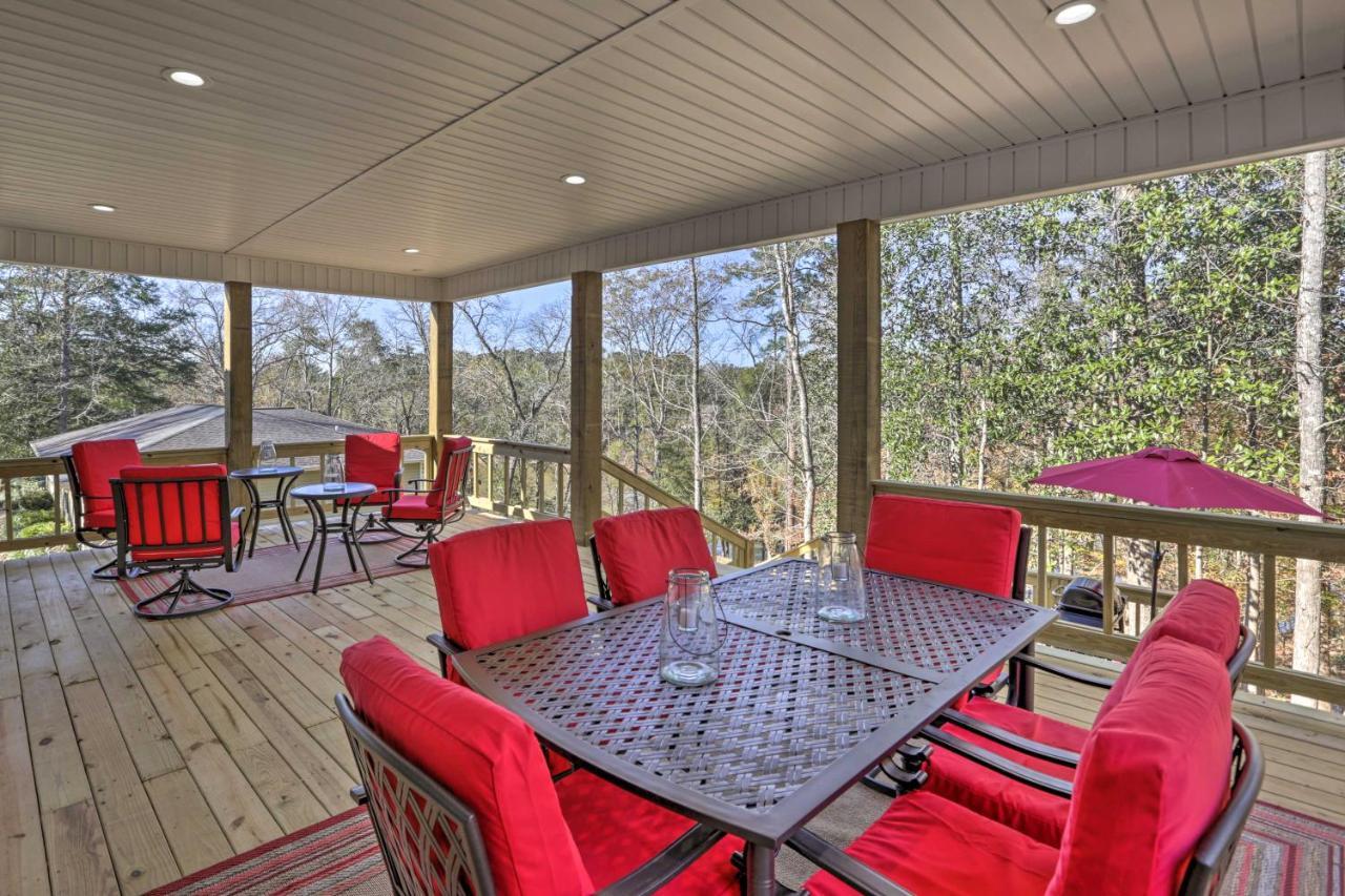 White Oak Creek Home With Views, Deck And Pool Access! Eufaula Bagian luar foto