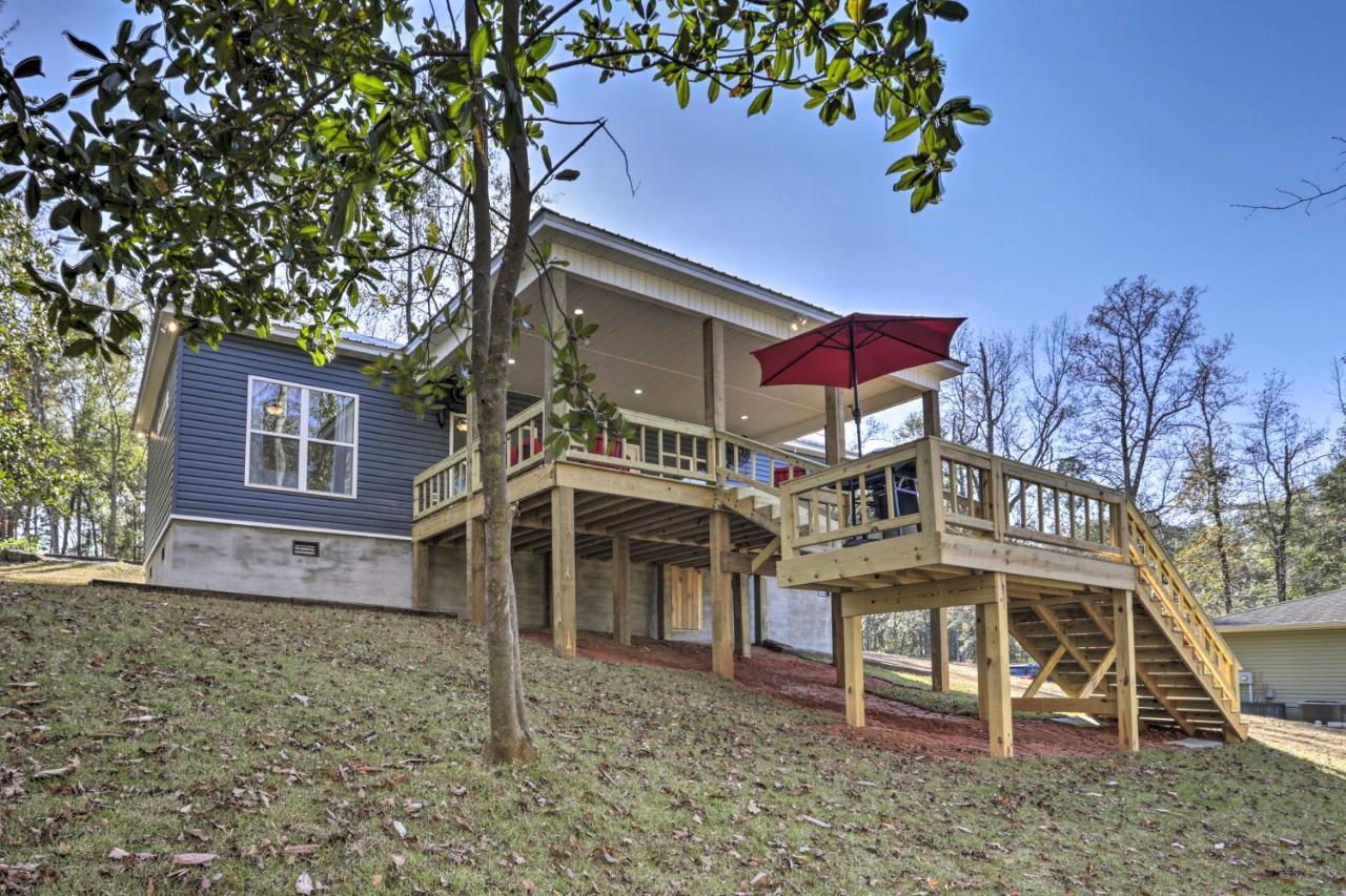 White Oak Creek Home With Views, Deck And Pool Access! Eufaula Bagian luar foto